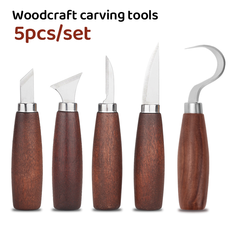 Wood Chisel Set - Ahşap oyma için 5 adet aletler