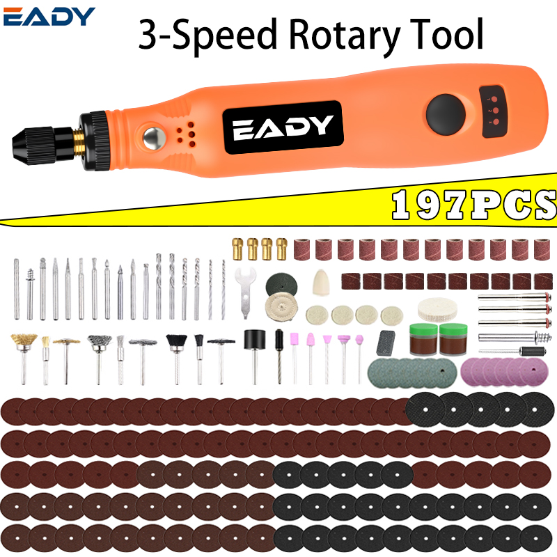 Woodworking Shop - USB Kablosuz Döner Alet Seti –