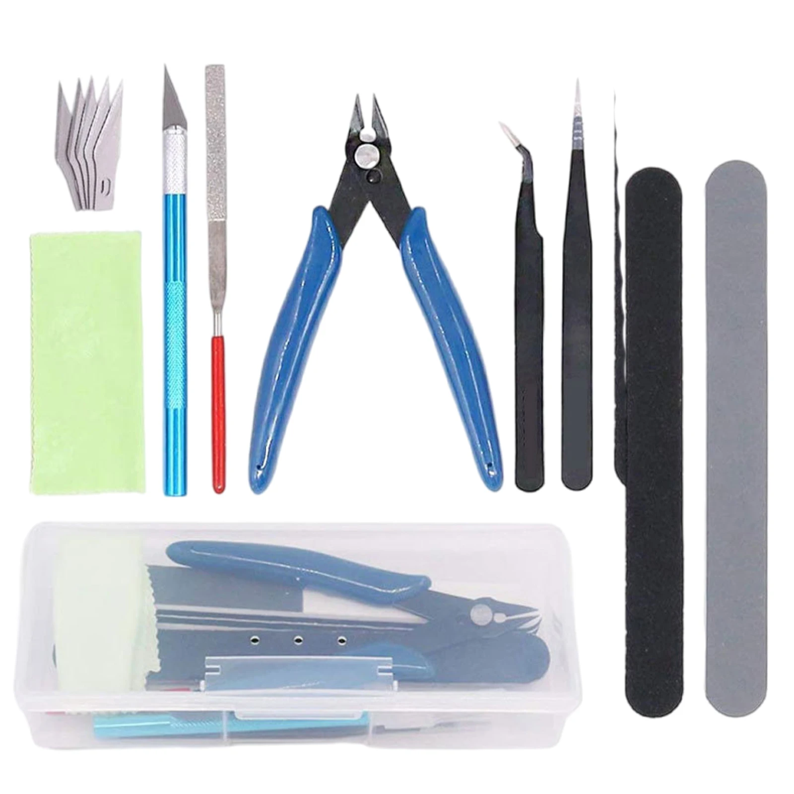 Woodworking Essential Tools - 9 adet Modelleyici Araçları Kiti Araba/Oyuncak/Gundam