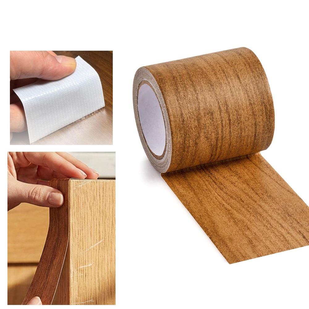 Xfasten Woodworking Tape - 1 rulo kendinden yapışkanlı ahşap tahıl