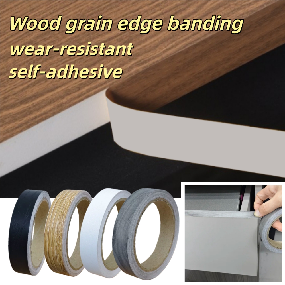 Xfasten Woodworking Tape - 1 adet 10mX1/1.5/2cm Ahşap Desenli PVC