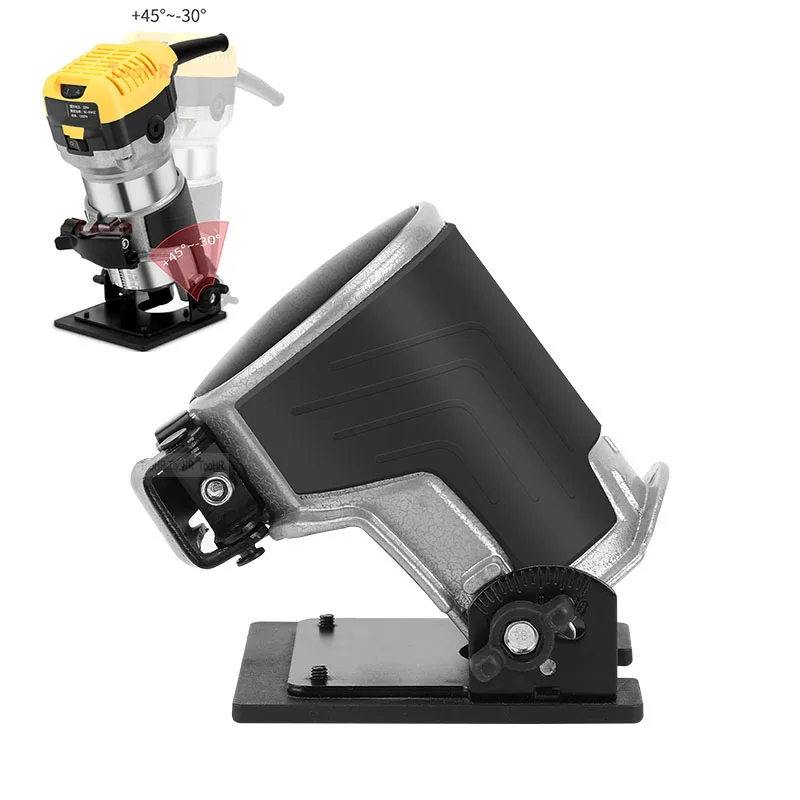 Woodworking Edge Corner Planer - Kompakt yönlendirici Tilt tabanı 45 derece