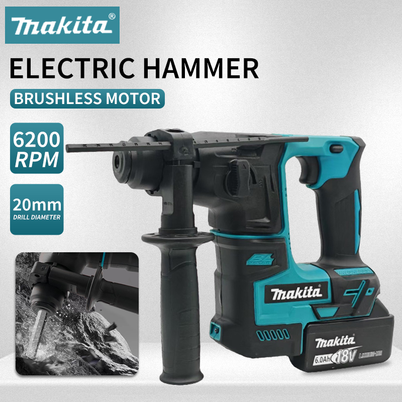 Woodworking Essential Tools - Makita Elektrikli Çekiç Fırçasız Akülü Çekiç