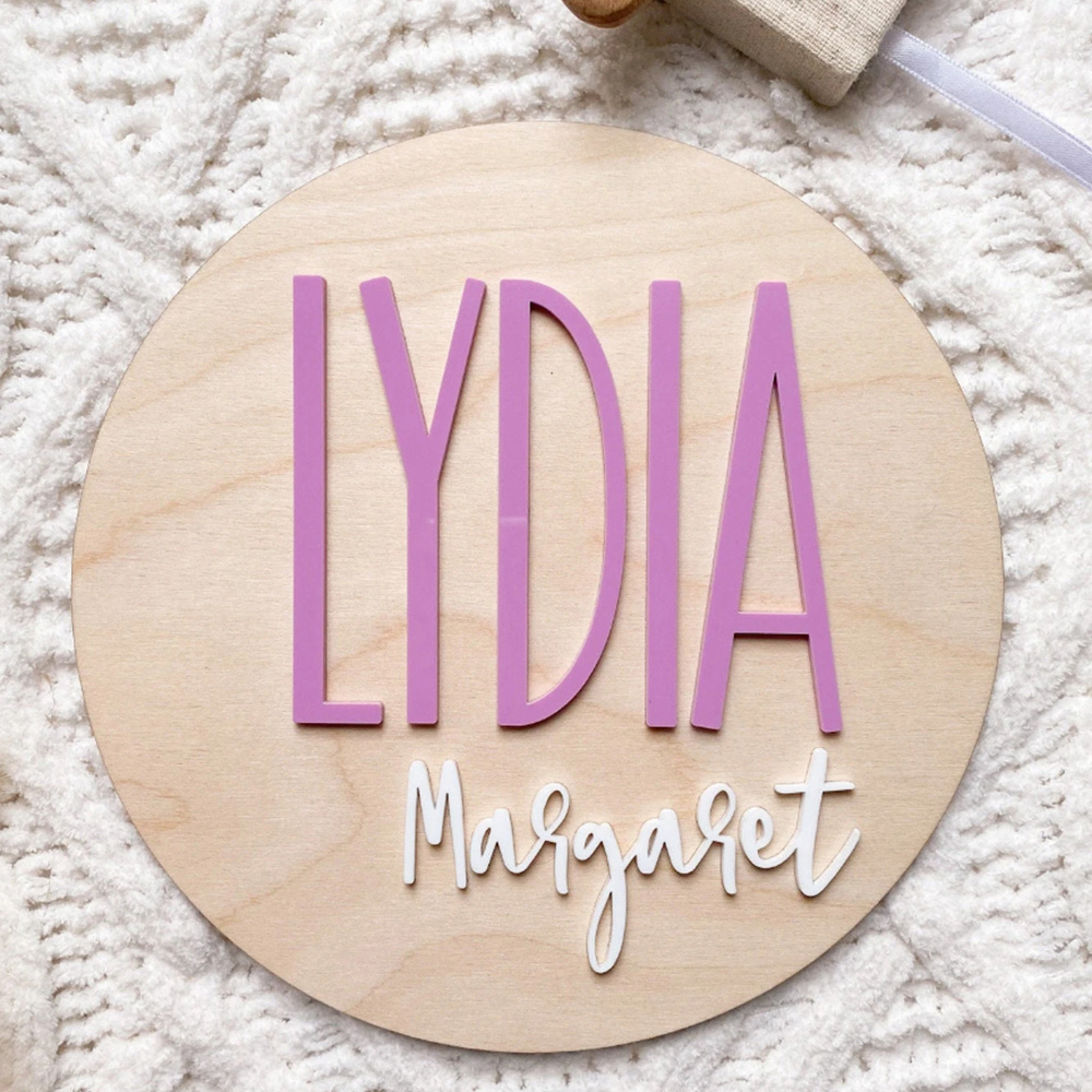 Kişiye Özel Doğum Duyuru Plake - Woodworking Jobs incelemesi ve fiyatı