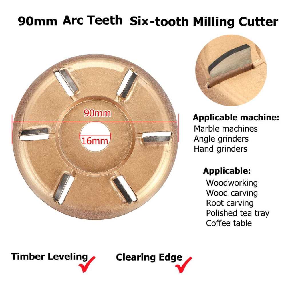 Altı ark diş freze kesicisi ar - Woodworking Edge Corner Planer incelemesi ve fiyatı