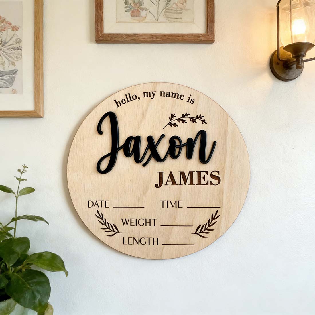1 adet özel bebek duyuru işare - Woodworking Jobs incelemesi ve fiyatı