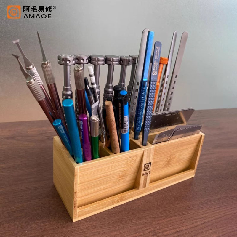 Amaoe M63 Bambo saklama kutusu - Woodworking Essential Tools incelemesi ve fiyatı