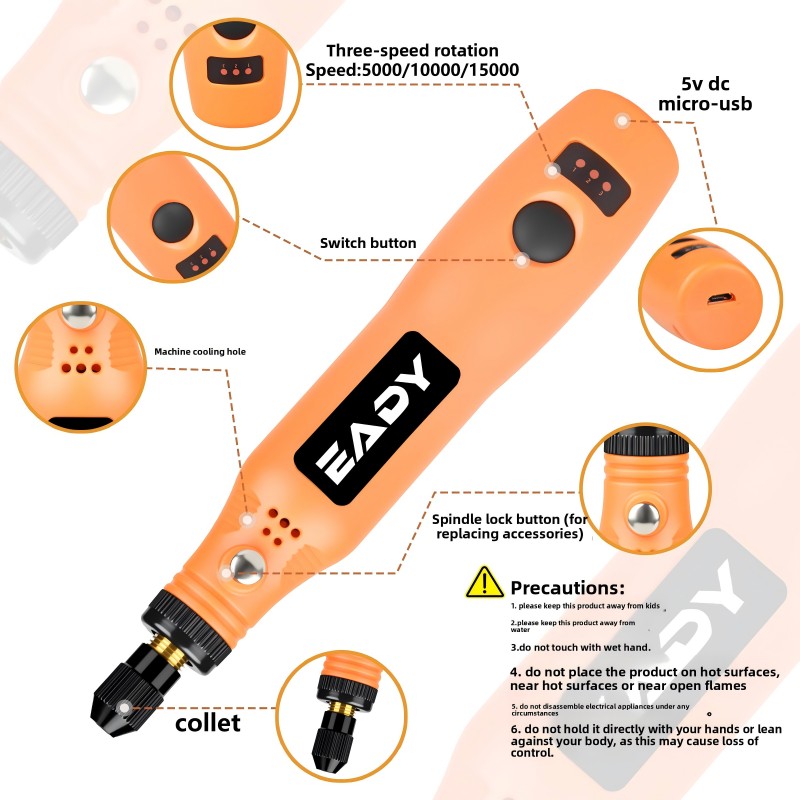USB Kablosuz Döner Alet Seti – - Woodworking Shop incelemesi ve fiyatı