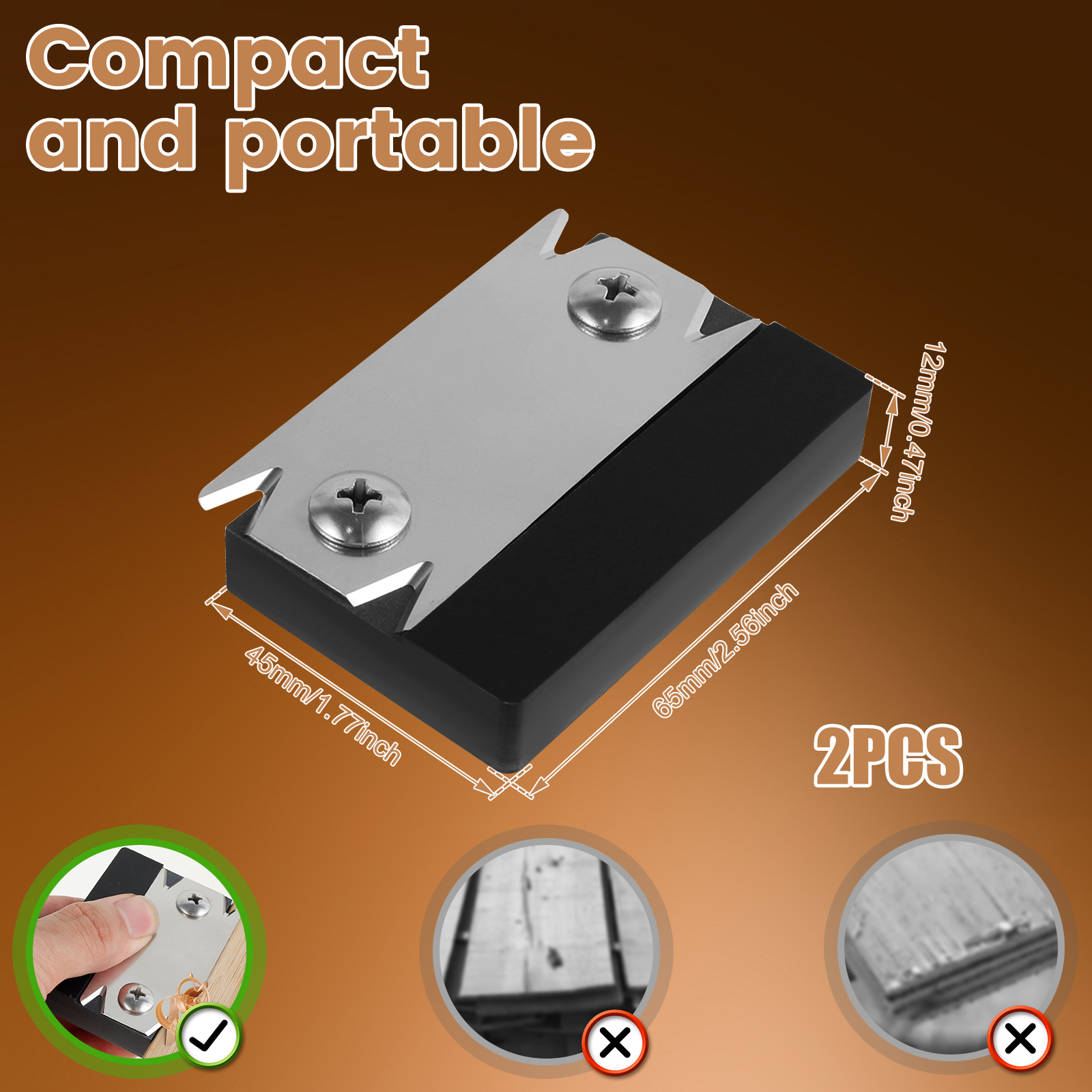 2 adet düzeltici ahşap pah kır - Woodworking Edge Corner Planer incelemesi ve fiyatı