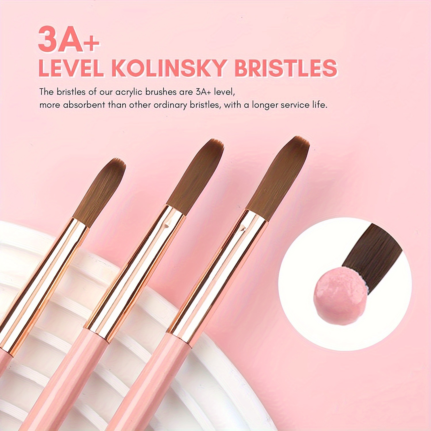 3 adet Kolinsky Akrilik Tırnak - Wood Chisel Set incelemesi ve fiyatı
