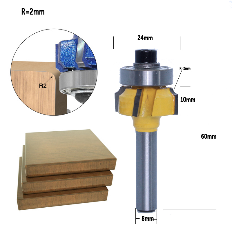 CHWJW 1 adet 8mm Shank yüksek  - Woodworking Edge Corner Planer incelemesi ve fiyatı