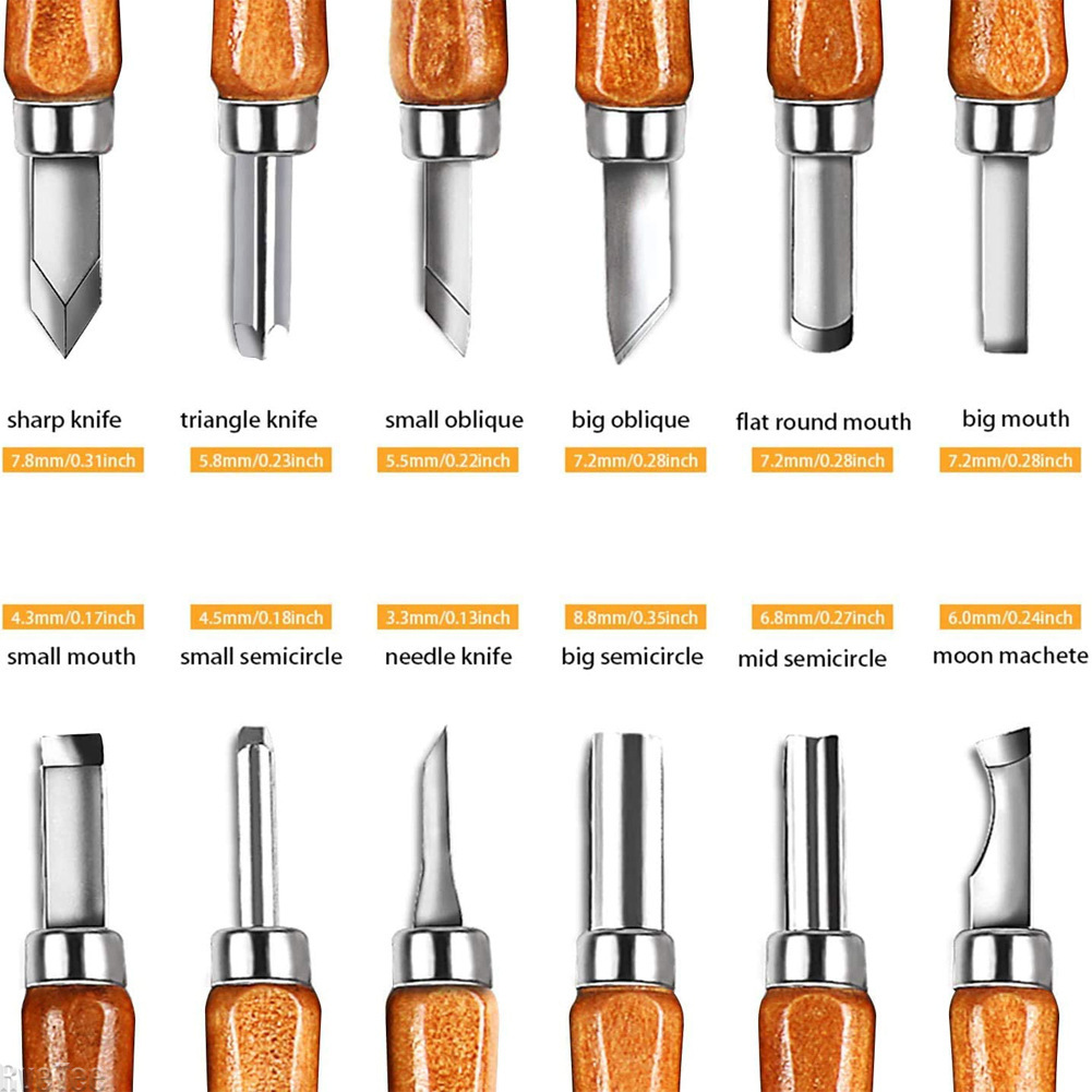 12 adet SK2 ağaç işleme oyma a - Woodworking Knife incelemesi ve fiyatı